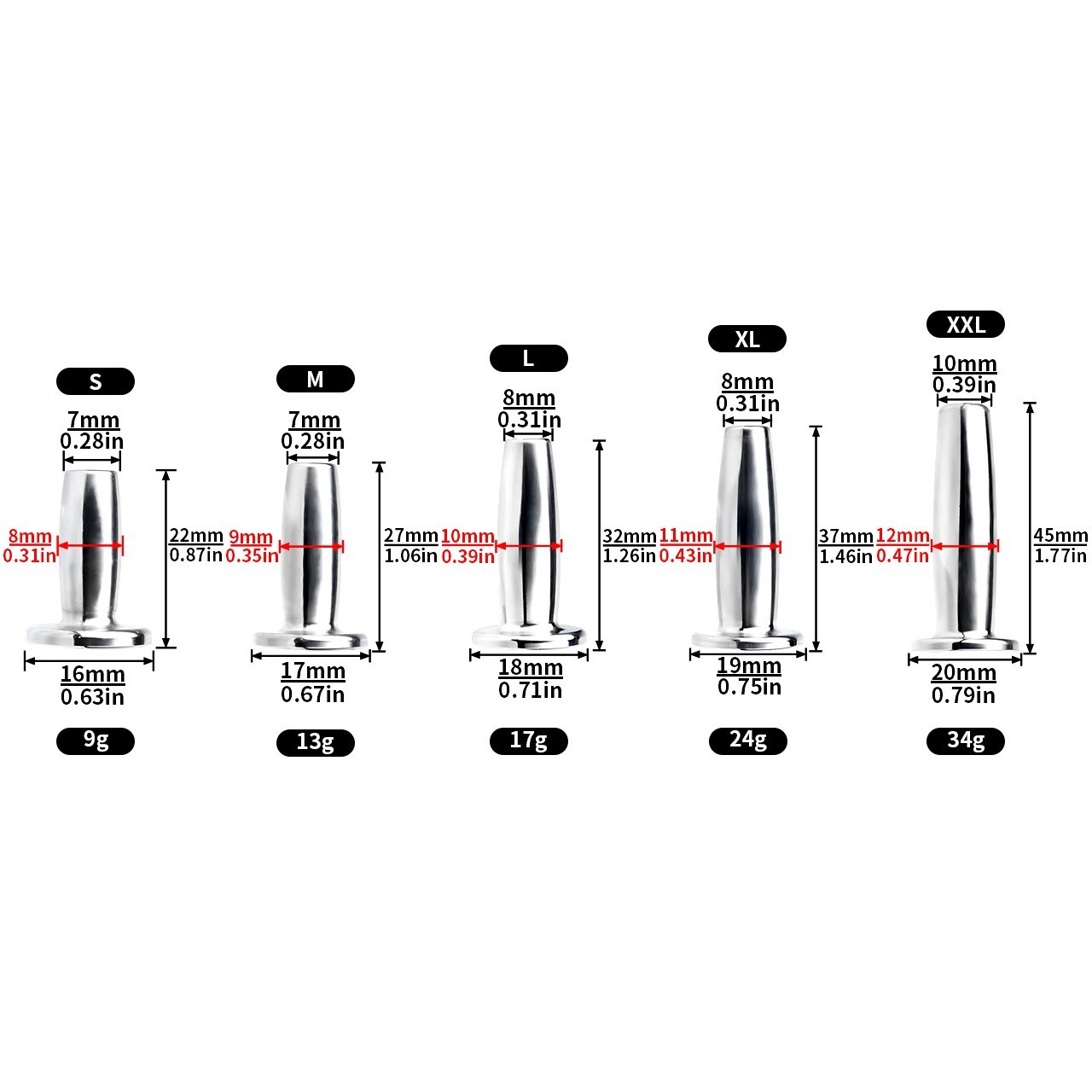 Stainless Steel Penis Dilator Urethral Sounding Stick Man Enhance Stretcher