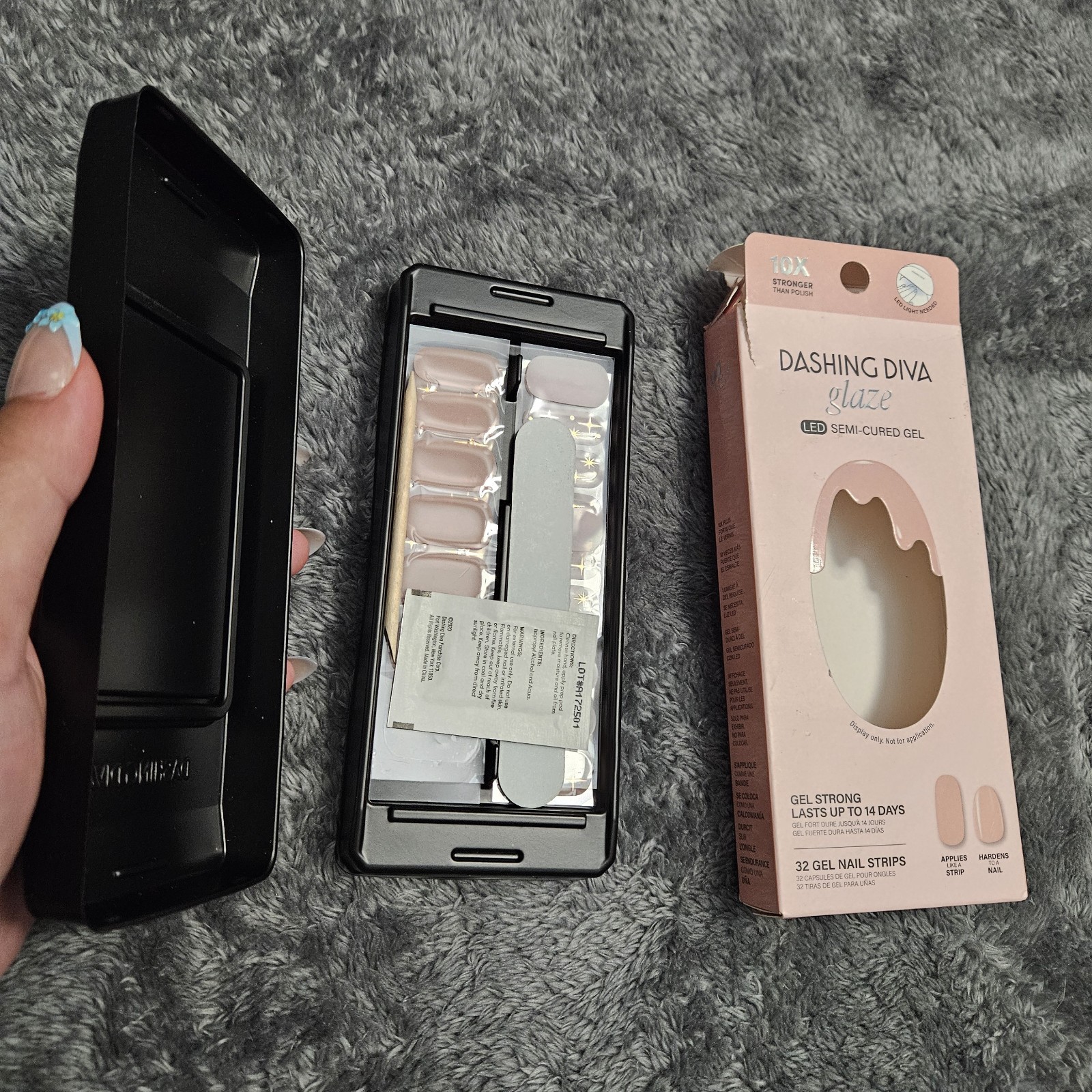Dashing Diva Glaze LED Semi-Cured Gel Nail Strips 32 & 33 Ct Lot READ BELOW!!!