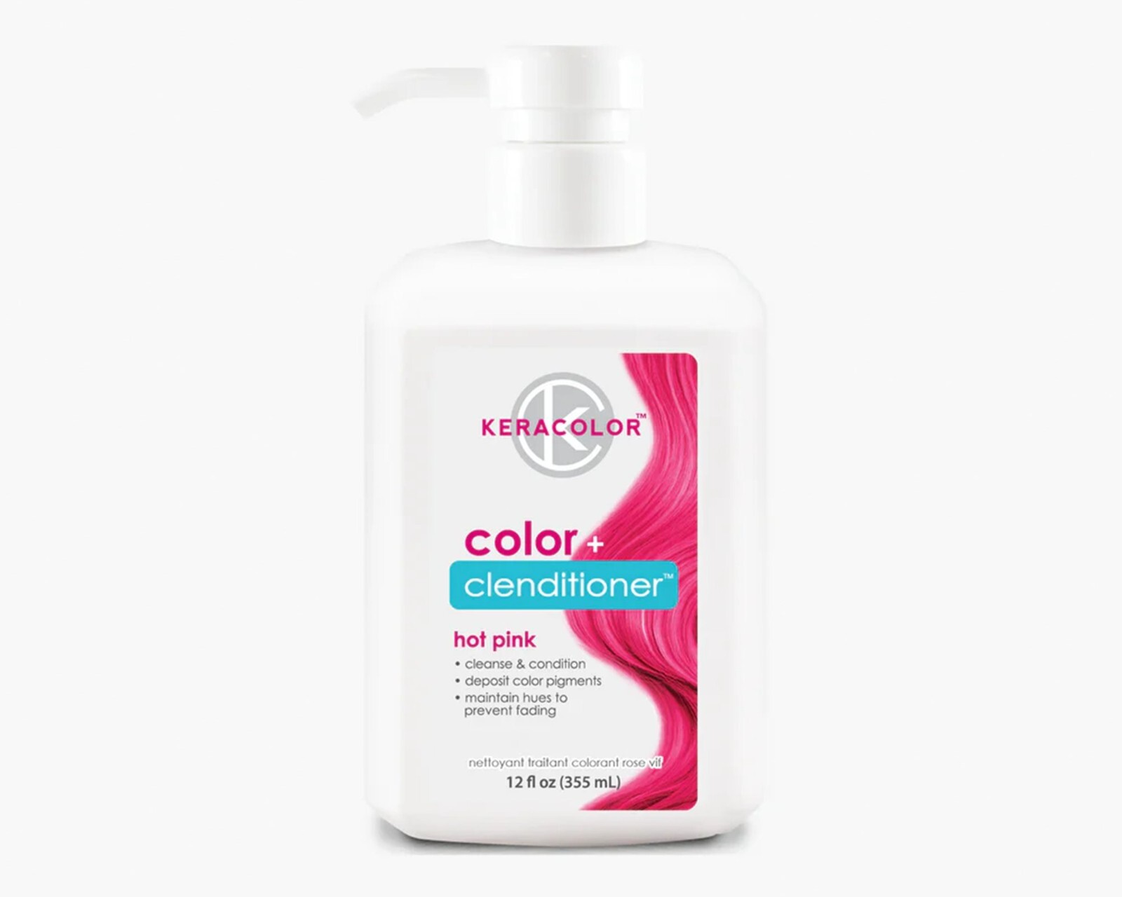 Keracolor Color + Clenditioner Conditioning Cleanser – 12 oz (Color Selection)