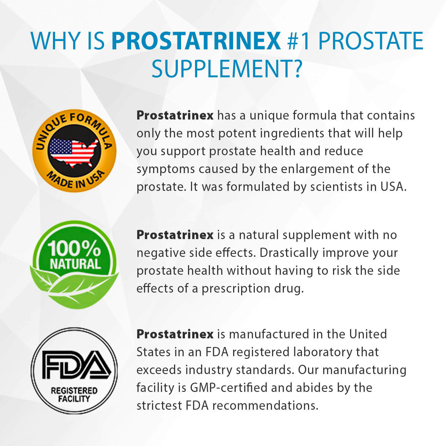 Prostatrinex Prostate Support – 12 Bottles – Official Seller – 100% Natural