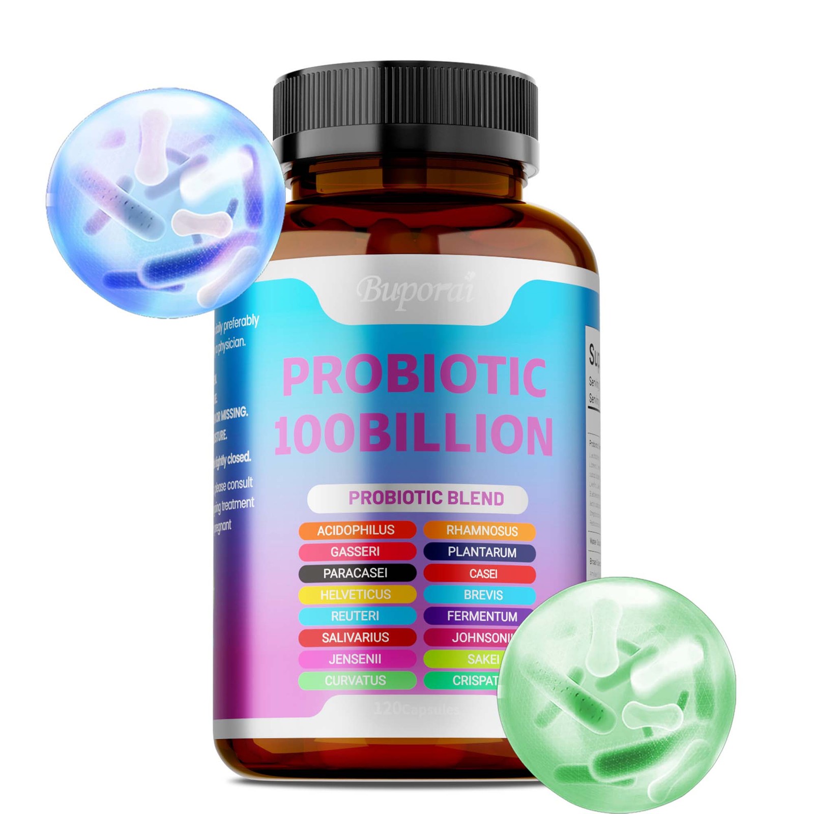 Probiotics 100Billion 120pcs-Supports Digestion and Absorption,Intestinal Health