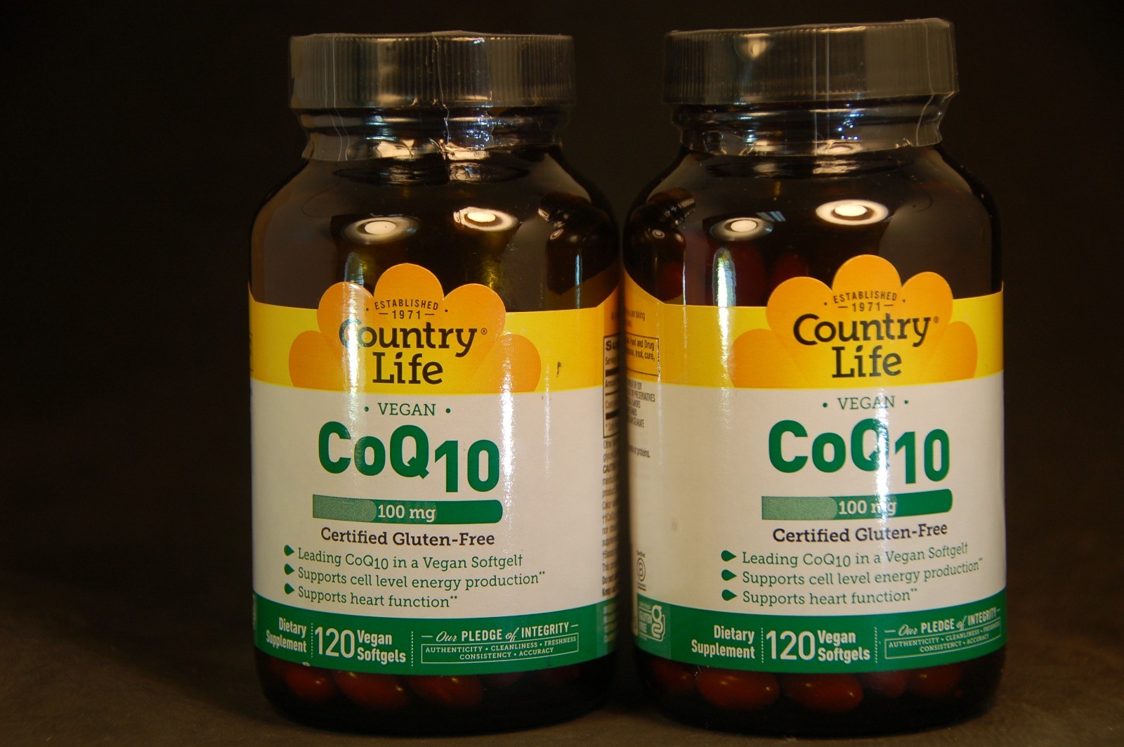 Country Life Vegan CoQ10 120×2= 240 Vegan Softgels