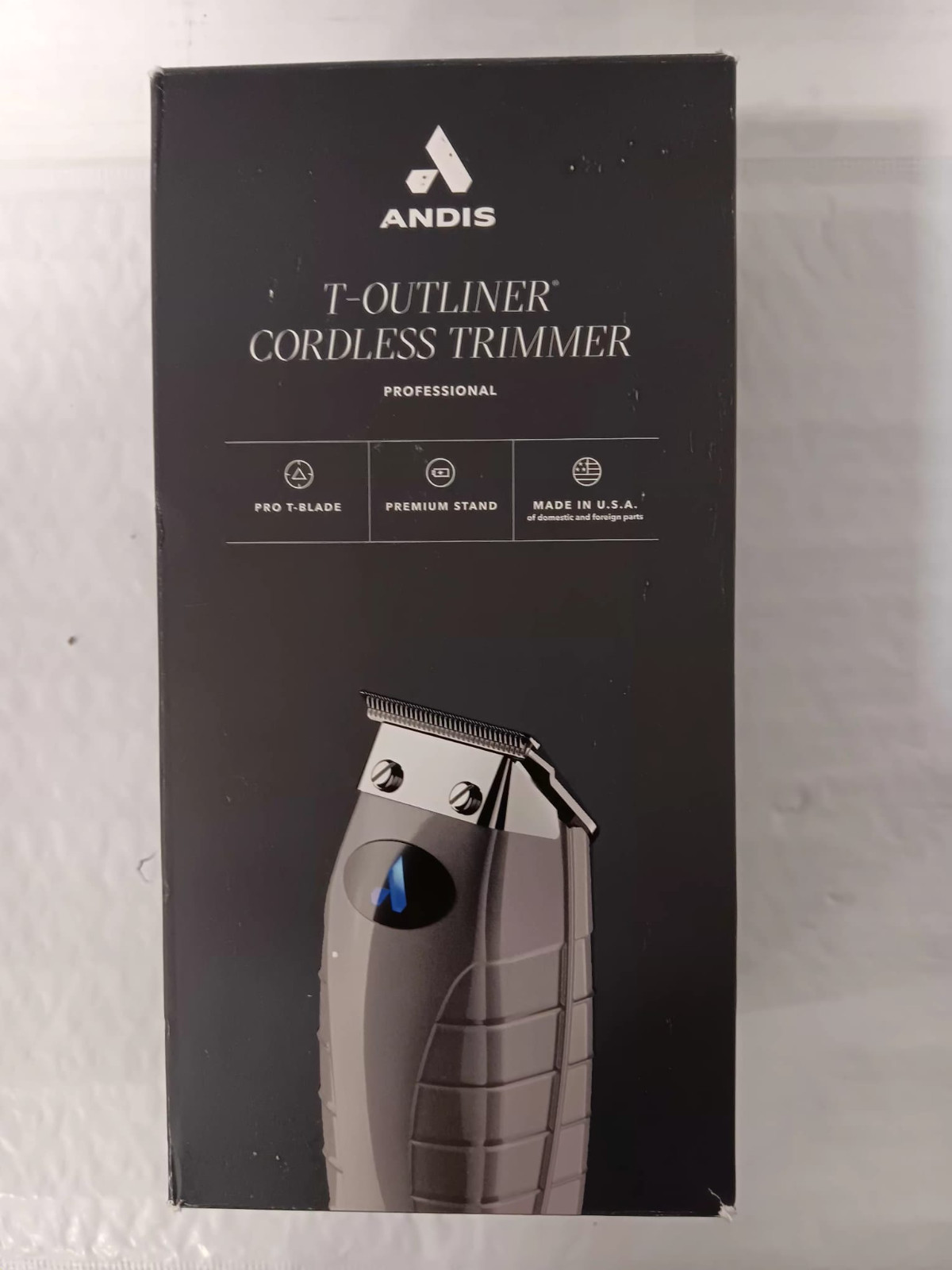 Andis Cordless T-Outliner Trimmer #74055–Zero-Gap T-Blade Li-Ion Power Fast Ship