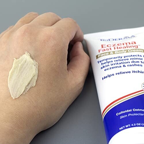 TriDerma Eczema Fast Healing Face & Body Cream, Maximum Strength 4.2 oz
