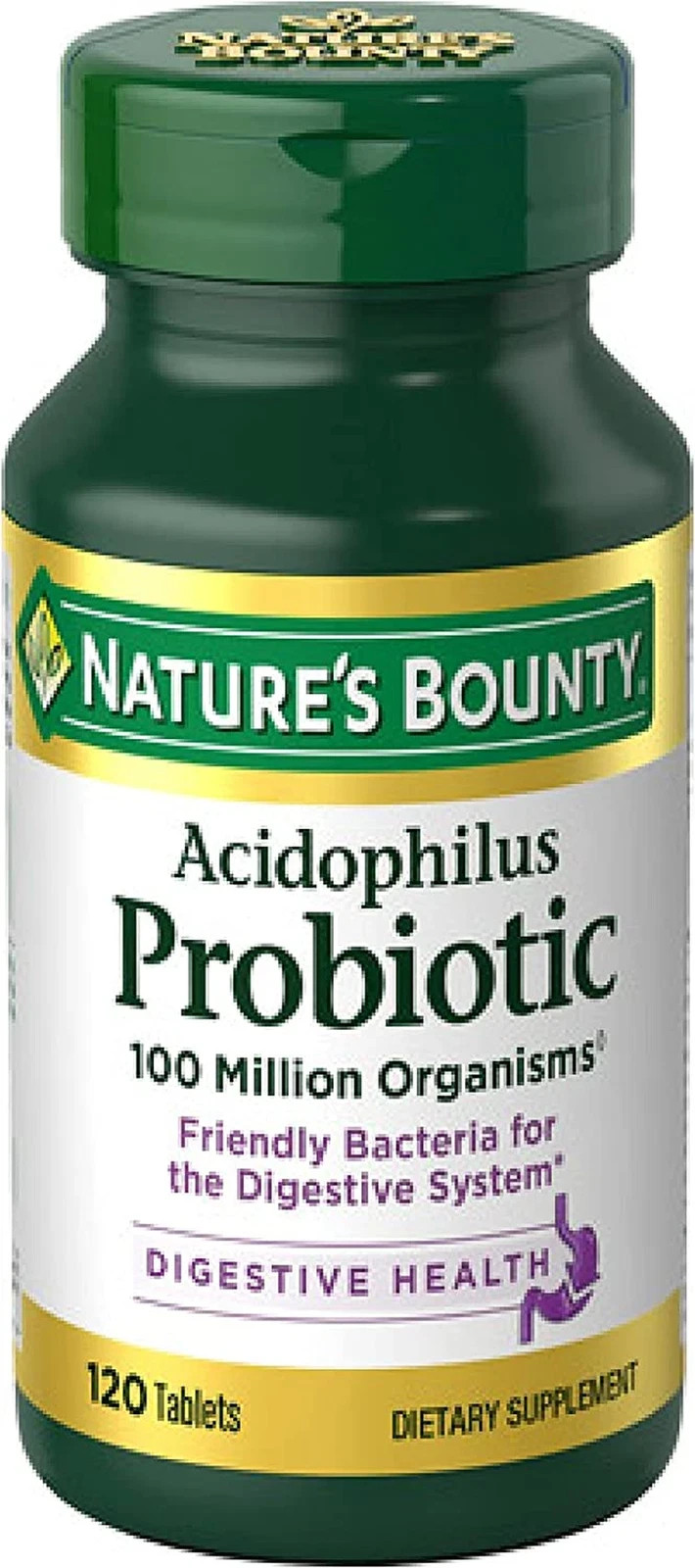 120-Tabl Probiotics 100 Million CFU Potency for Healthy Digestive Immune Health
