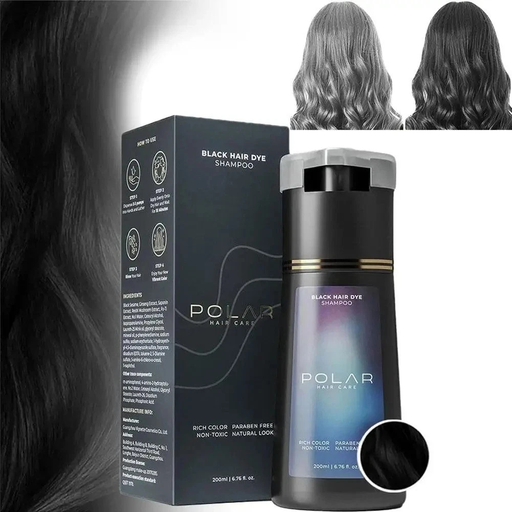 Polar-Hair Dye Shampoo Polar Hair Care, Hair Care Shampoo 200ML/6.7 OZ 3 Colors