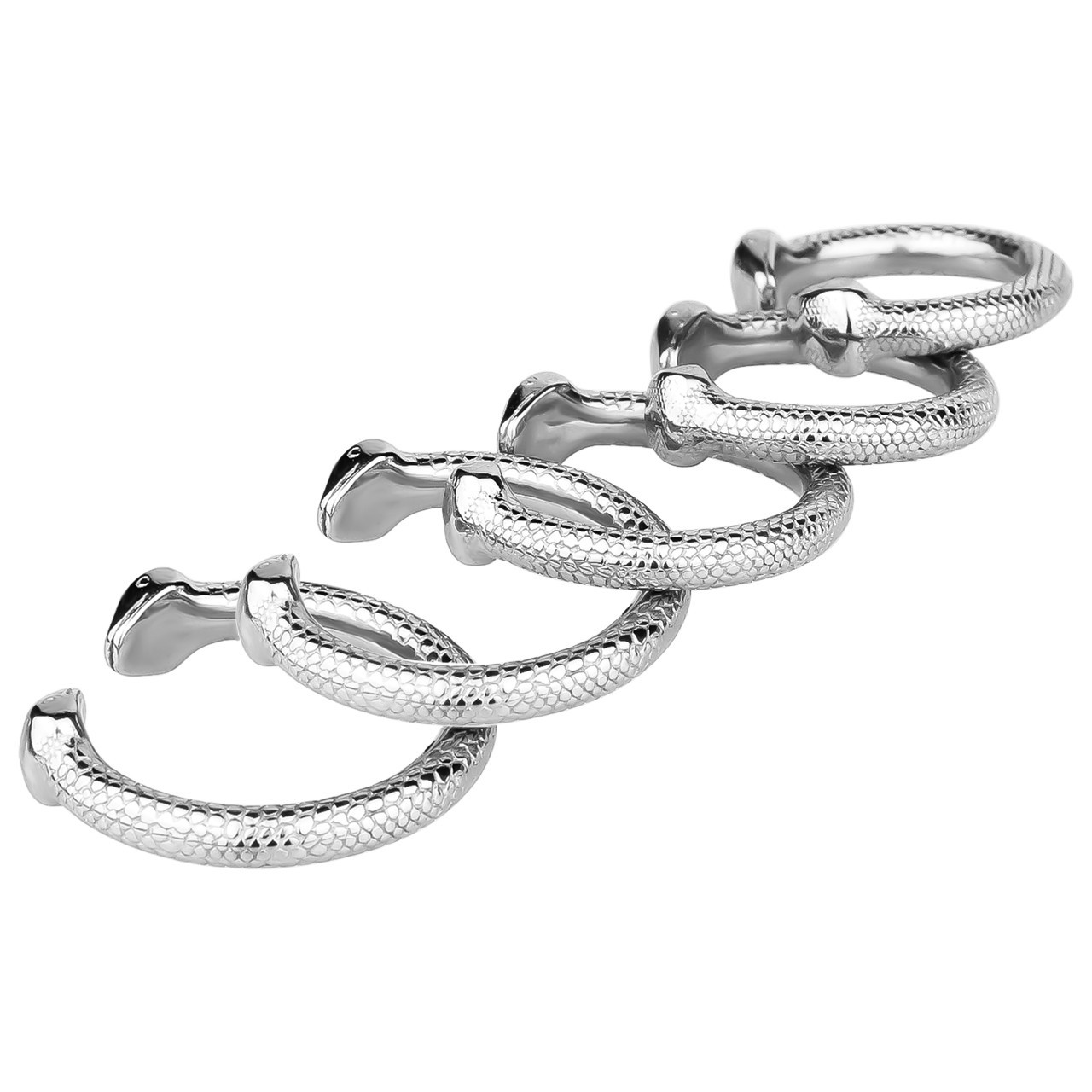 Stainless Steel Metal Silver Penis Enhancer Ring Private Training Ring For Men