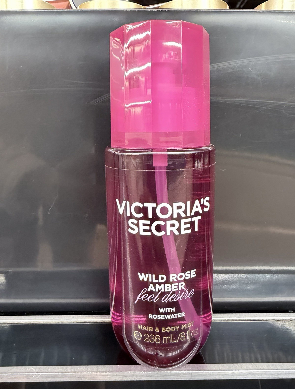 Victoria’s Secret Wild Rose Amber Hair & Body Mist for Women, 8 fl oz