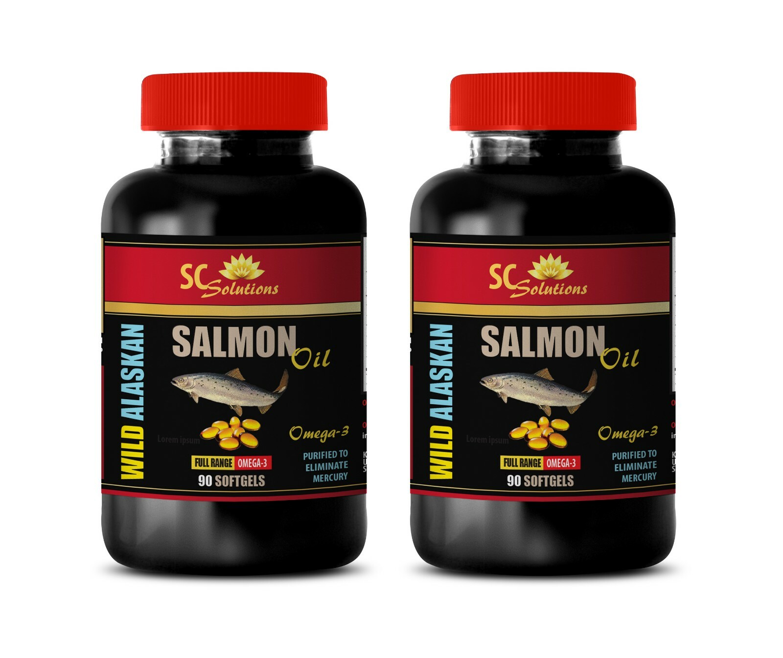 full range omega-3 – ALASKAN SALMON OIL 2000MG – cardiovascular health 2B