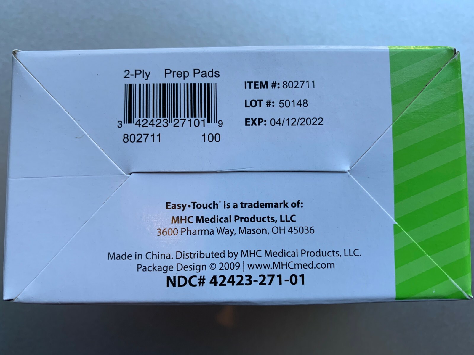 STERILE MEDIUM ALCOHOL PREP PADS SWABS WIPES PREPS 200/BOX. EXP 05/2025
