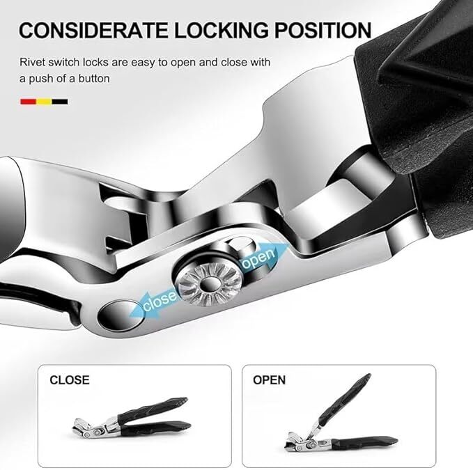 Extra Large Nail Clippers For Thick Nails Heavy Duty Stainless Professional lot