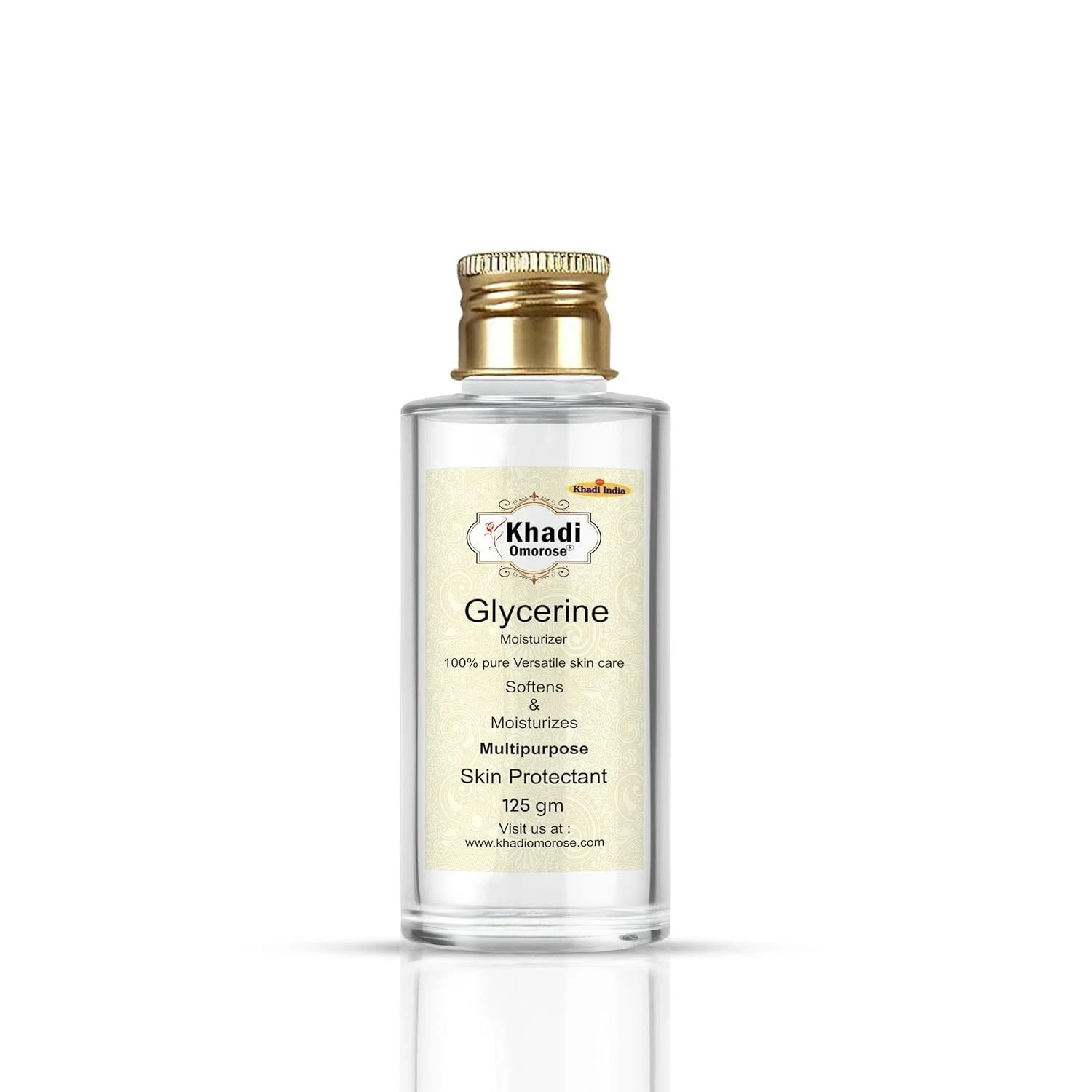 KHADI Omorose Glycerine Pure and UnscentedFor Soft And Moisturize Skin 125 Gram