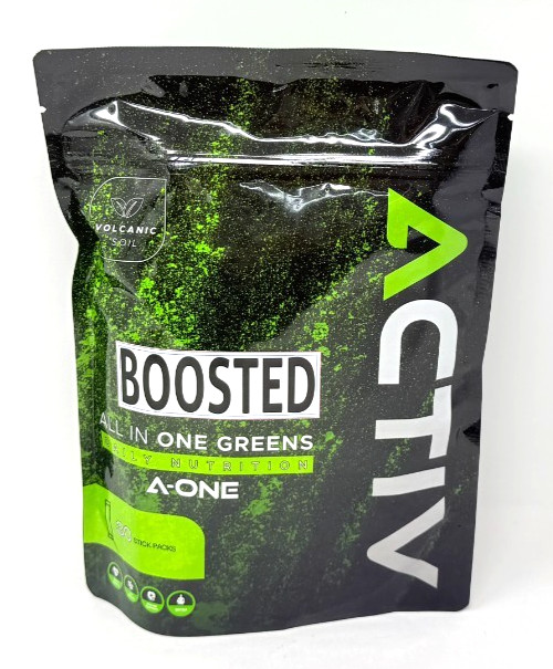 Volcanic Soil BOOSTED Activ Greens A-ONE 30 Stick Packs EXP: 11/2028