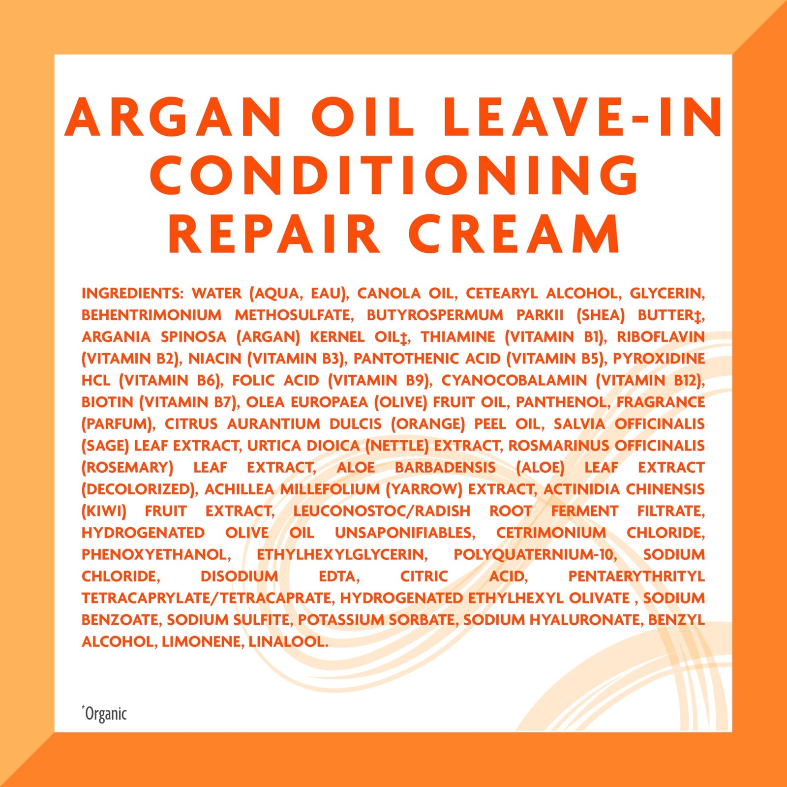 16 Ounce (Pack of 1), Cantu Argan Oil Leave in Conditioning Repair Cream, 16