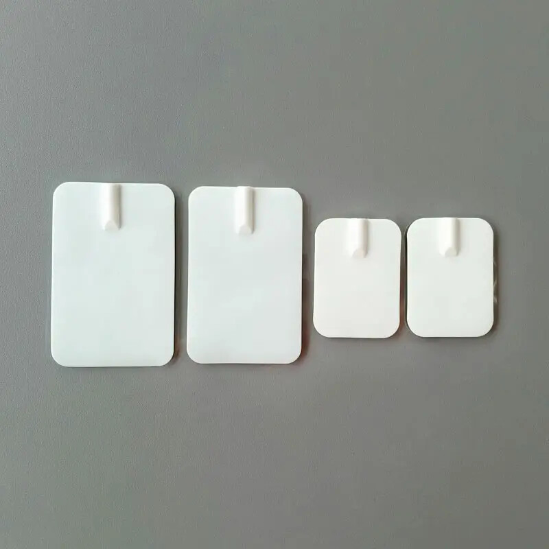 Replace 6×4cm/9×6cm Electrode Pads Silicone Rubber 2mm Connection Massage Pads
