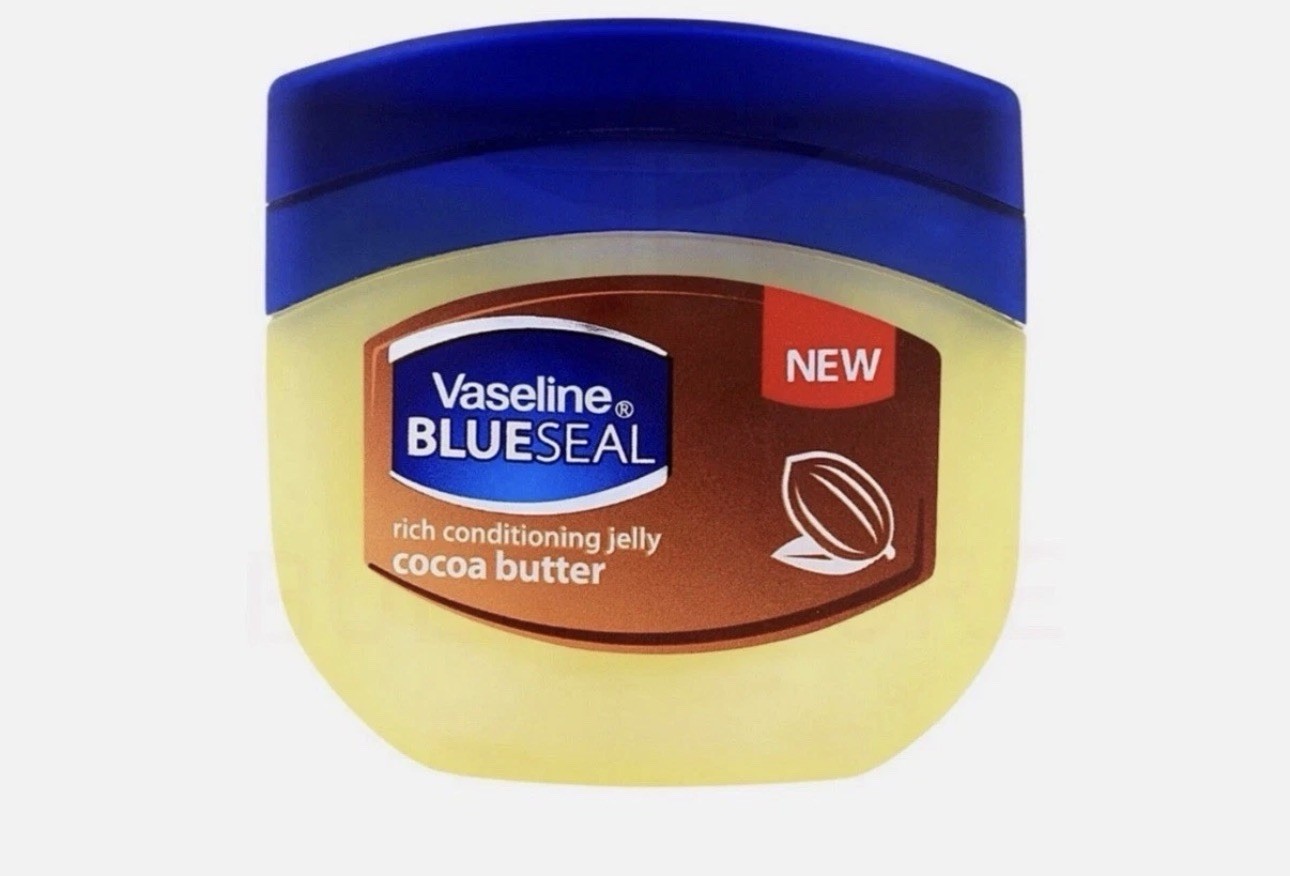 Vaseline Blue Seal Cocoa Butter Petroleum Jelly 250ml Skin Moisturizer NWOB