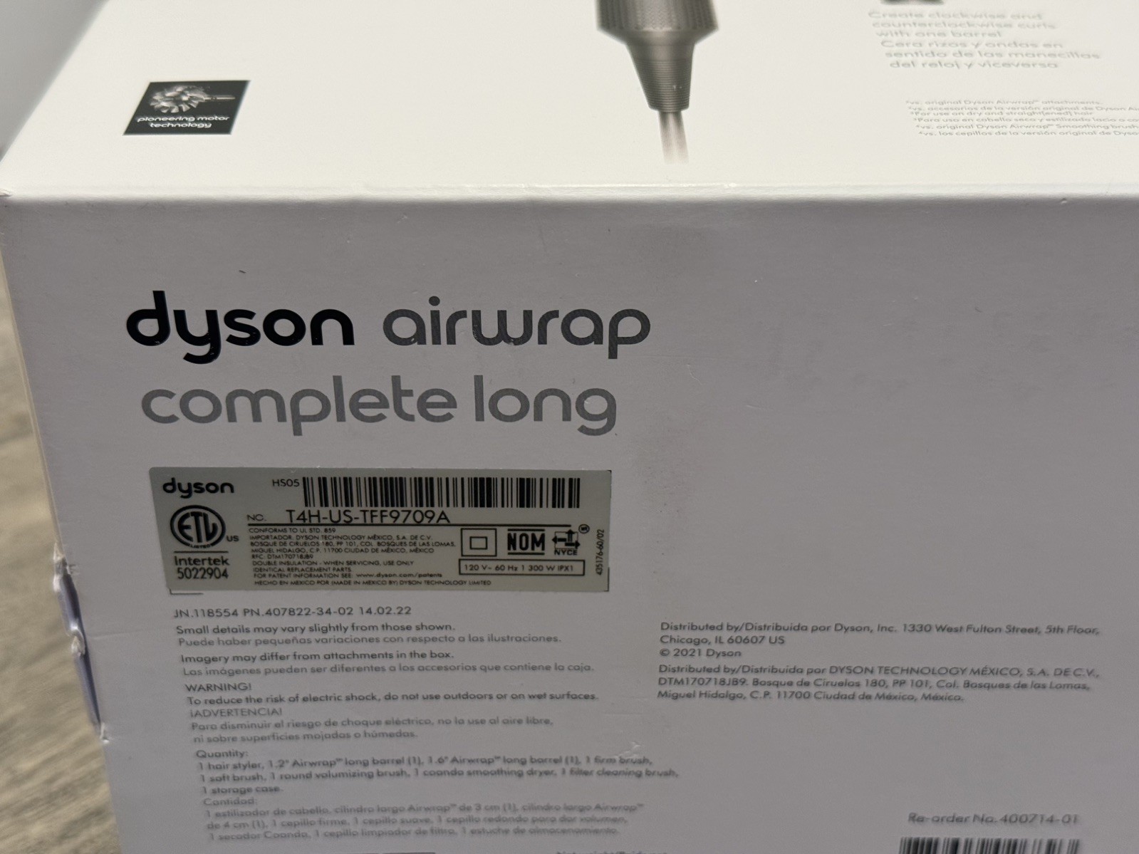 Dyson Airwrap Multi Styler Complete Long Nickel/Copper NEW SEALED