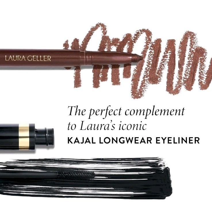 2 Pack Laura Geller KAJAL Longwear BLACK Mascara 11.5ml/.42oz Full Size BOXED