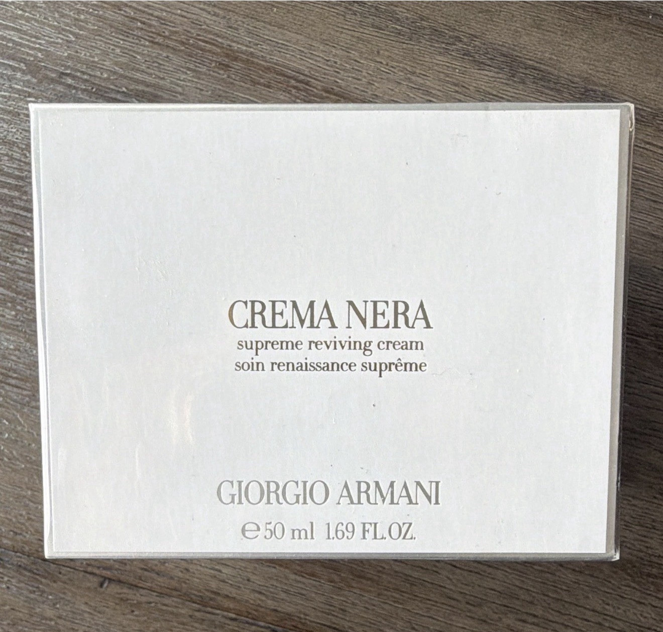 Giorgio Armani Crema Nera Supreme Reviving Face Cream Anti-Aging 1.69 oz
