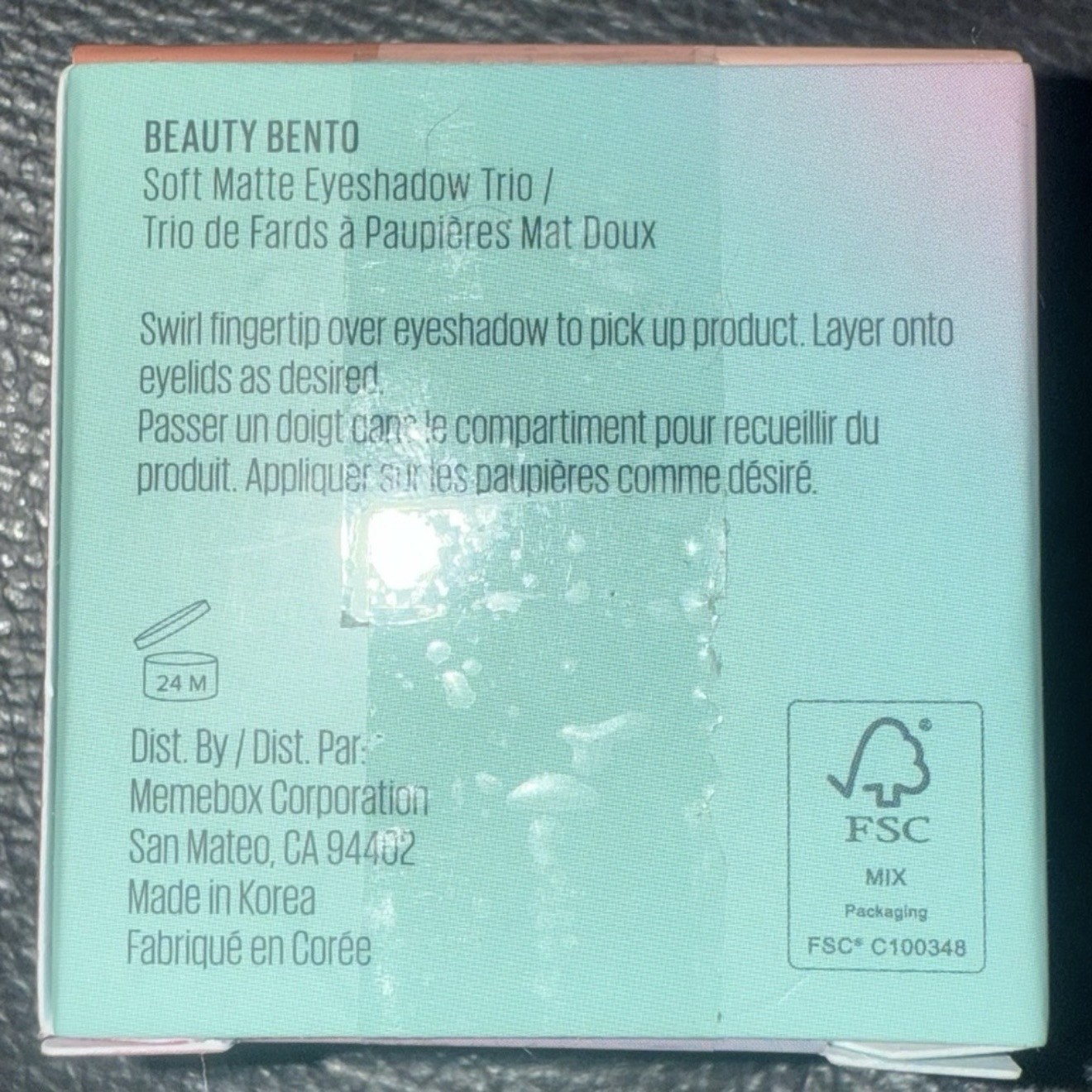 Kaja Beauty Bento Eyeshadow Trio Chocolate Dalhia Neutral Shimmer Eye Shadow NIB