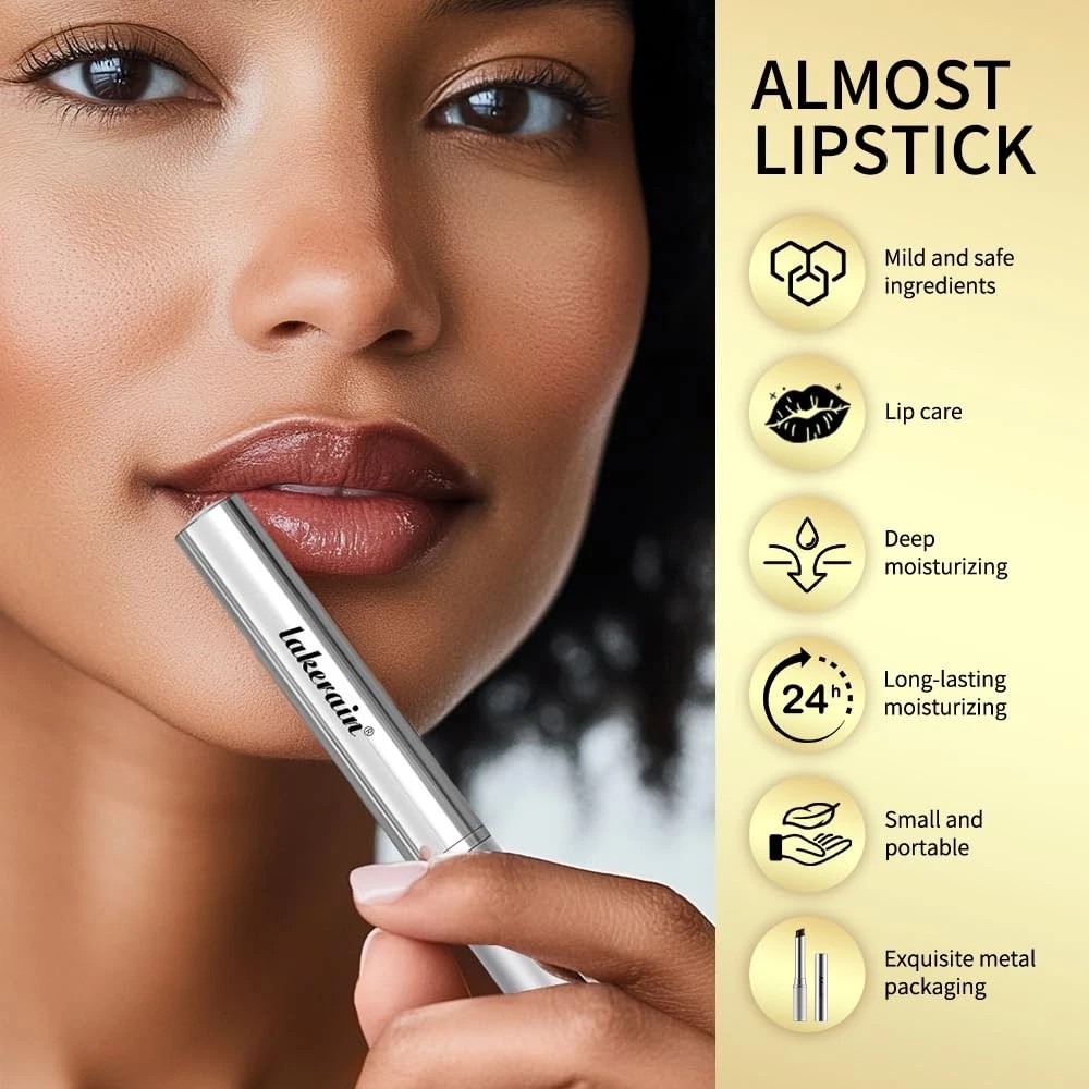 Honey Noir – Black Honey Lipstick for Women, Natural Glossy Pink Lips Balm, Nour