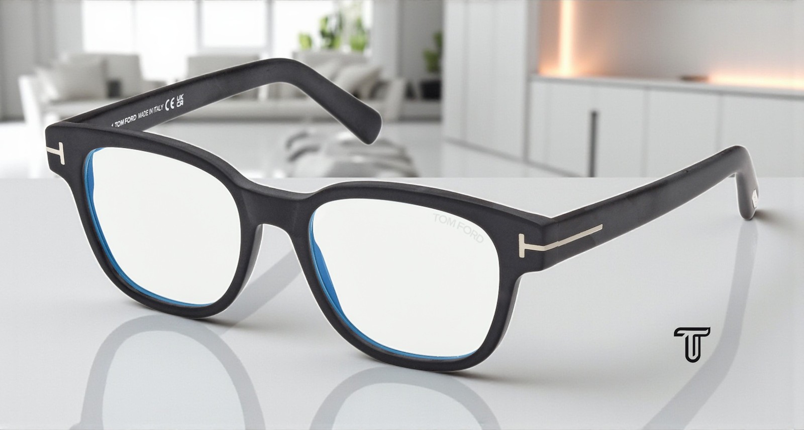 Tom Ford FT5977 B 002 BB Matte Black 50 mm Men’s Eyeglasses