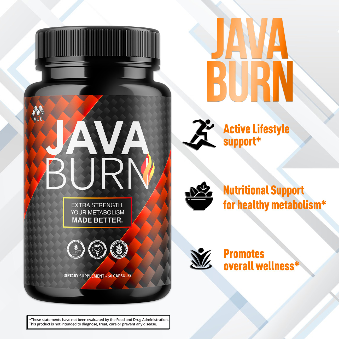 (5 Pack) Javaburn Advanced Support Maximum Strength Formula Java Burn 300 Caps