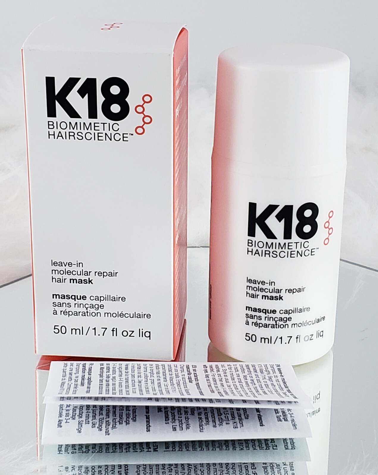K18 Leave-In Molecular Repair Hair Mask 1.7 fl oz RP $75 💯Authentic 🔎 PICTURES