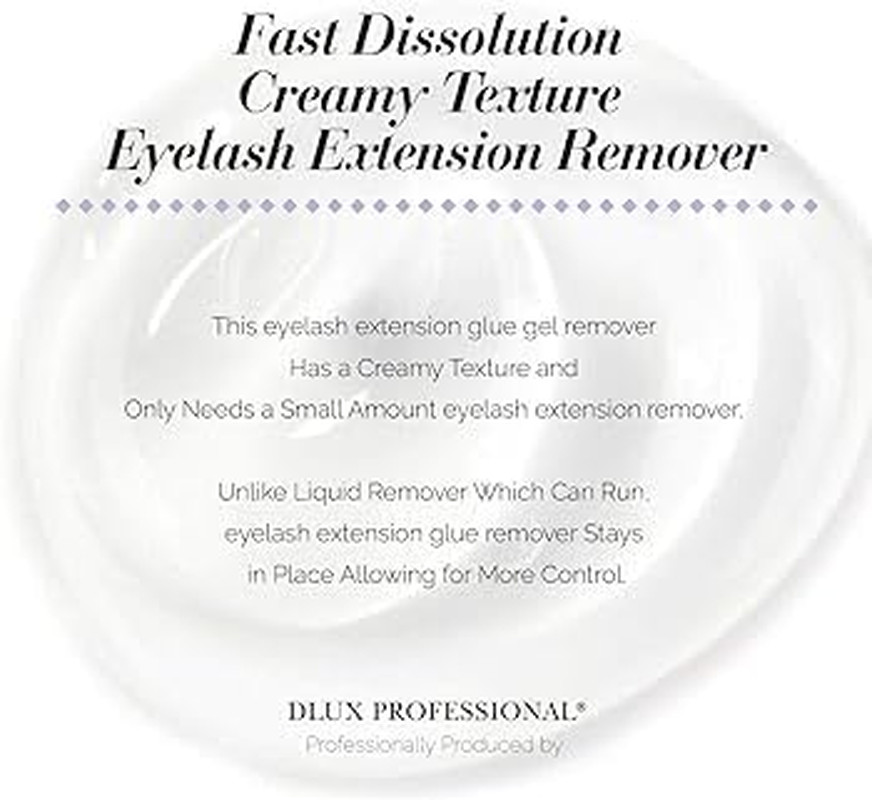 Eyelash Extensions Cream Glue Remover – 15Ml, Natural Pigment, Professional Eyel