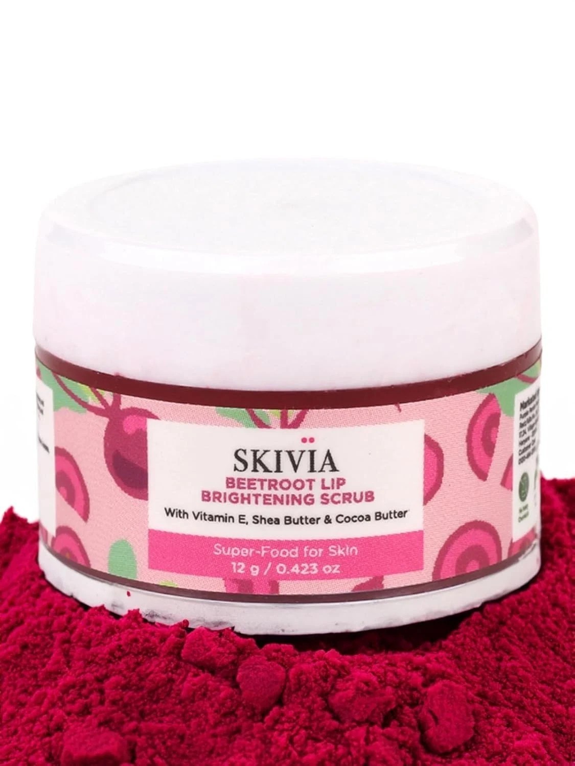 Skivia Beetroot Lip Brightening Scrub 12gm