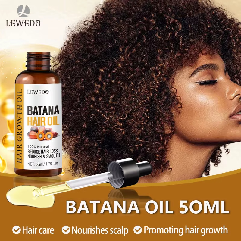 Lewedo Naturals Batana Oil Fast Hair Growth for Men Women Pure Batana Oil Nouris