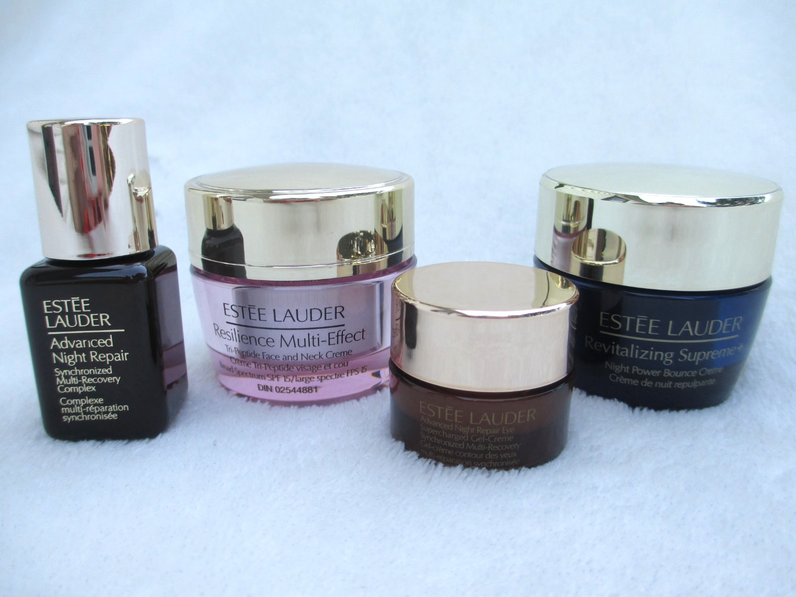 ESTEE LAUDER 4 pc Travel Set FACE & EYE NIGHT REPAIR * TRI-PEPTIDE NECK & FACE
