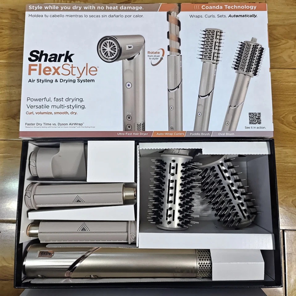 1300W Shark Flex Style Air Styling & Drying System – Stone (HD430) 120V,60HZ US