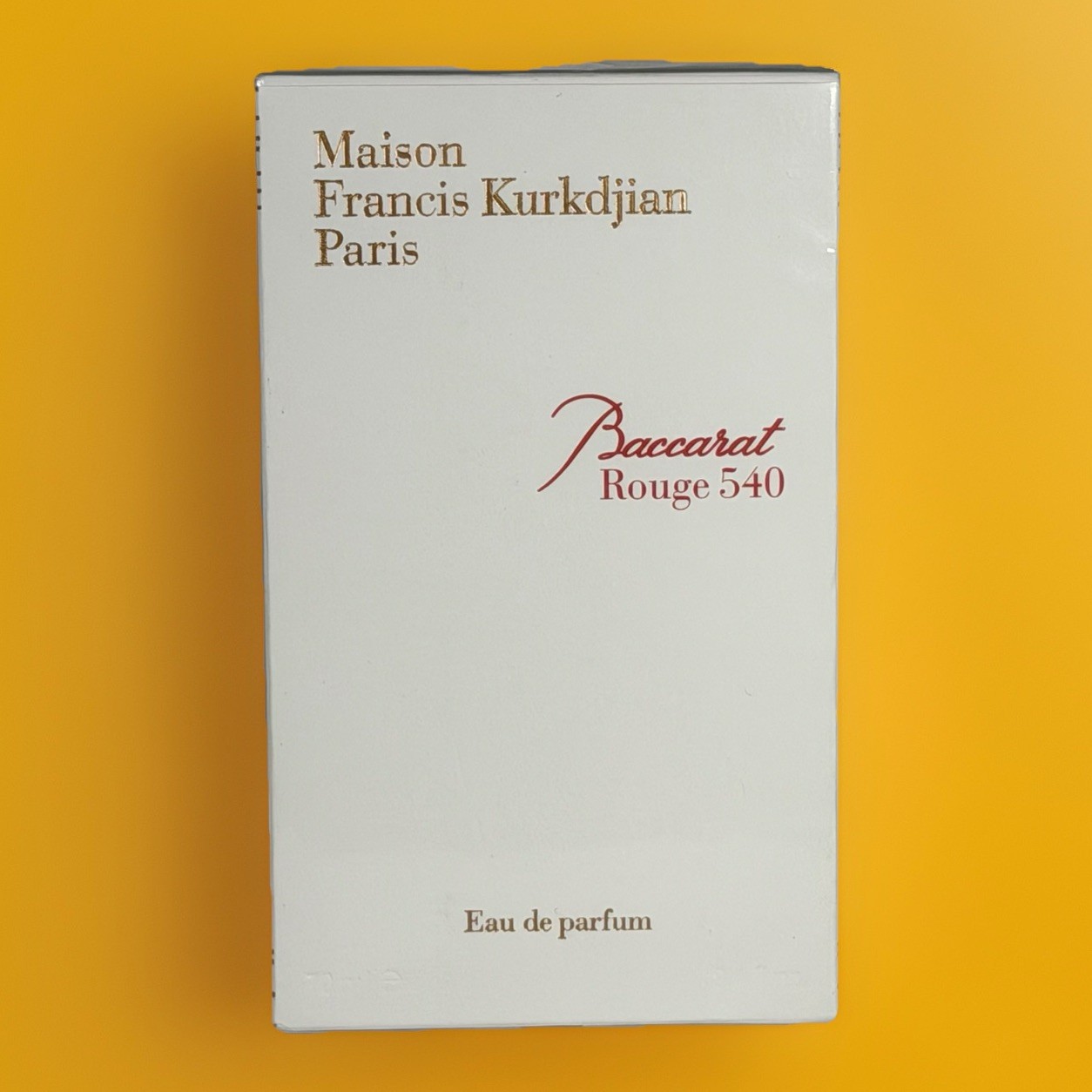New Maison Francis Kurkdjian Unisex Baccarat Rouge 540 Eau de Parfum 2.4 FL Oz