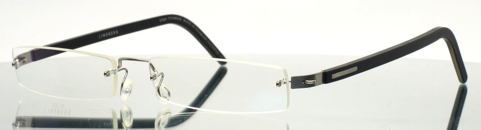 LINDBERG Spirit 2227 T500 K24M P10 Pewter Black Unisex Eyeglasses 54-16-135 B:20