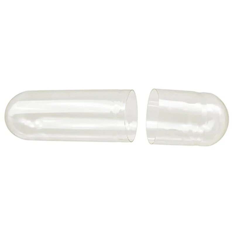 Size 00 Separated Capsules 1/2/4/10K Gelatin Empty Capsules in Bags Halal