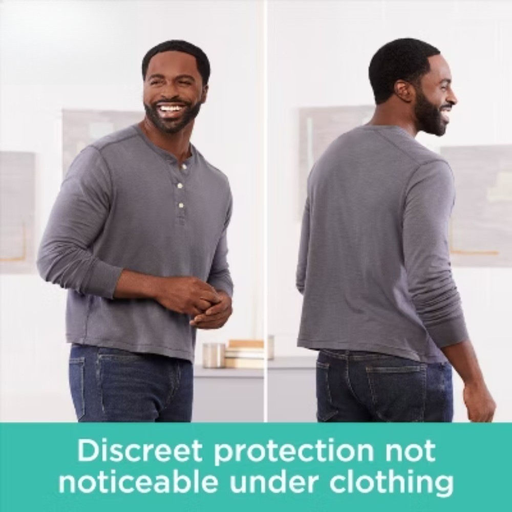 Depend Fresh Protection Men’s Incontinence Underwear – Max Absorbency, Gray