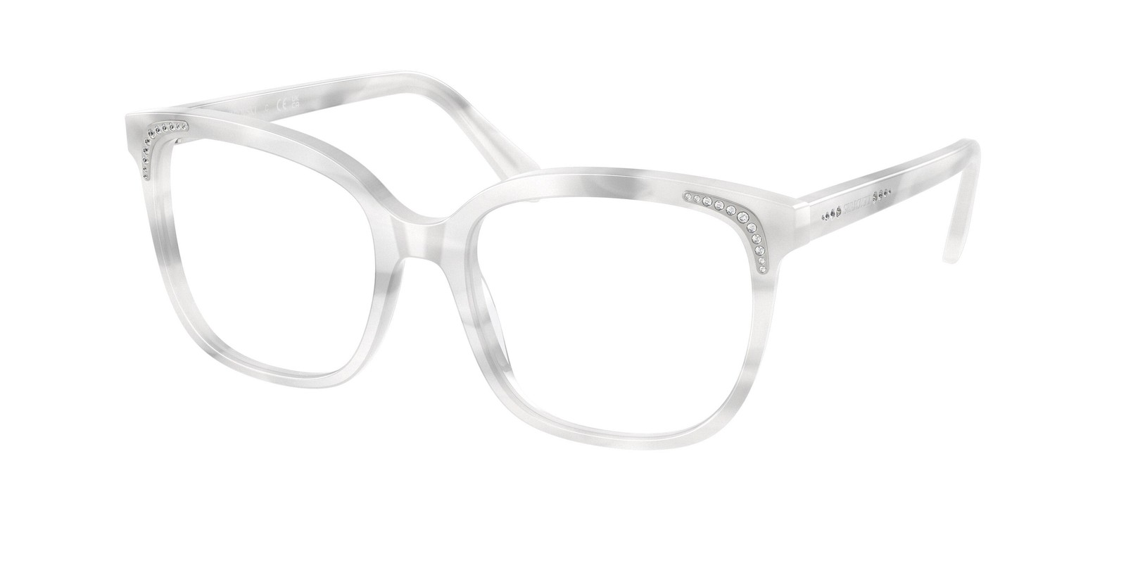 NEW Swarovski 2033F Eyeglasses 1042 White 100% AUTHENTIC