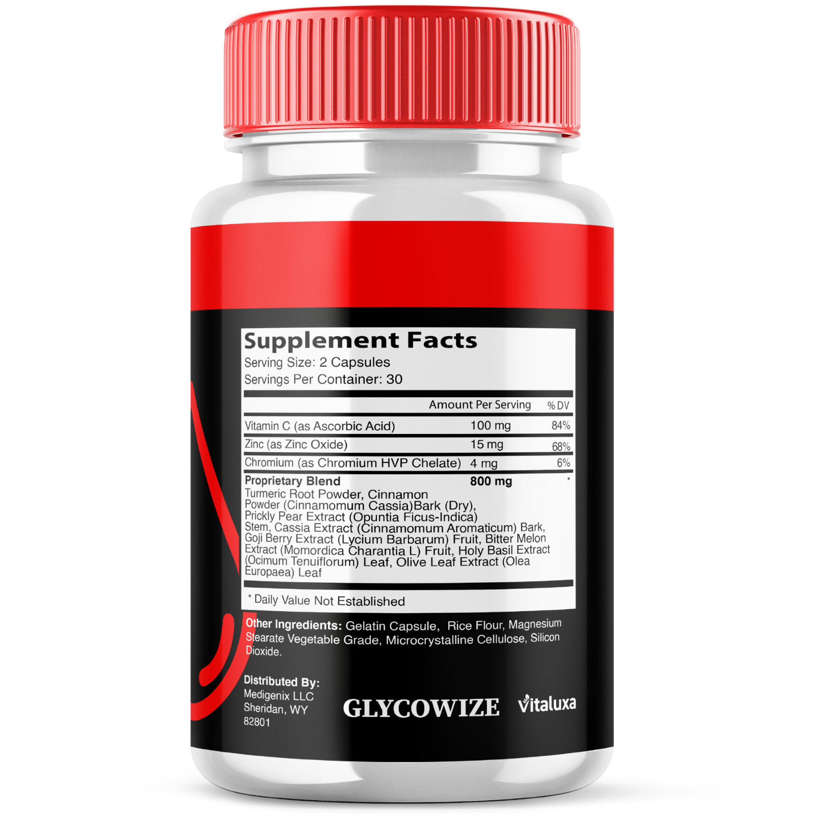 (5 Pack) Glycowize Advanced Blood Pills Natural Glycogen Support (300 Capsules)