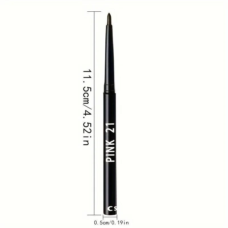 5pcs Waterproof Black Eyeliner Pencil Long-Lasting Smudge-Proof Set