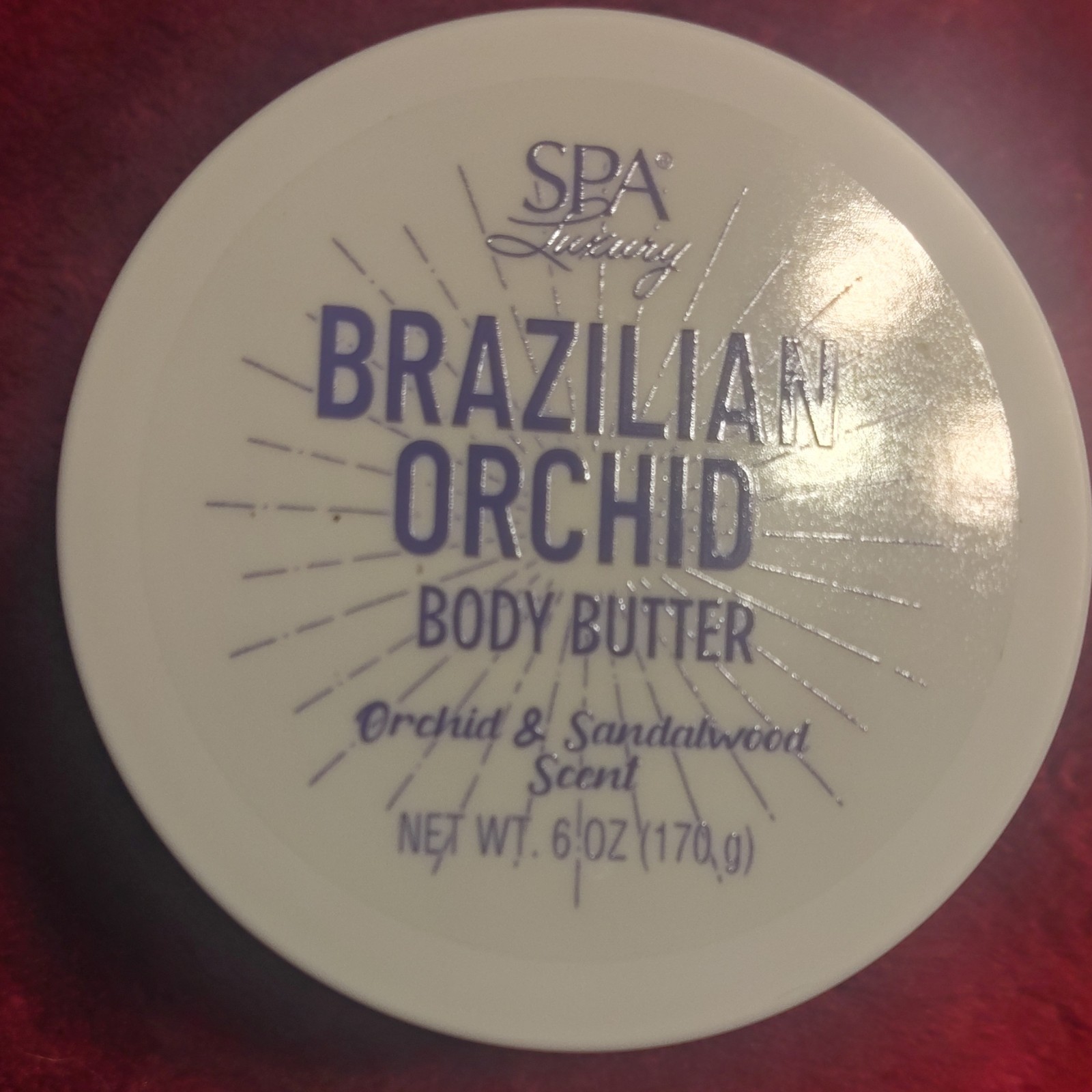 SPA Luxury Brazilian Orchid Hydrating Body Butter Orchid Sandalwood 6 oz