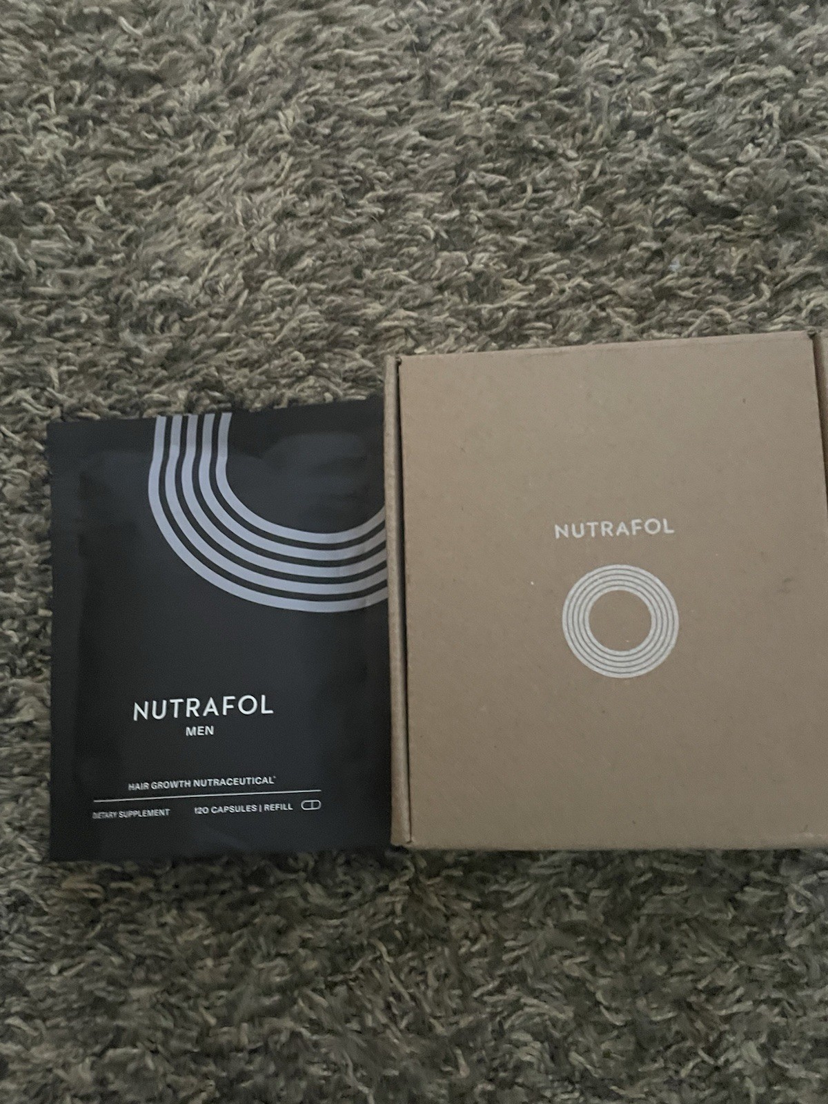Nutrafol Men Hair Growth Nutraceutical 120 Capsules Refill Pouch