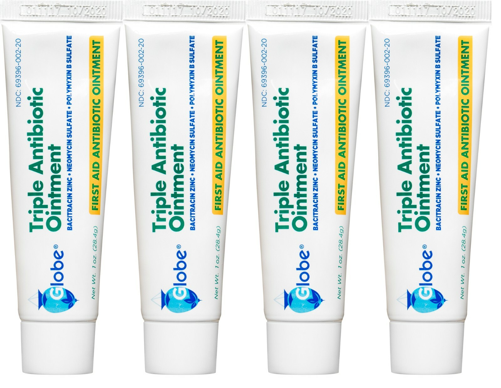 First Aid Triple Antibiotic Ointment 1oz – – 4 Tubes (Total 4 oz received)