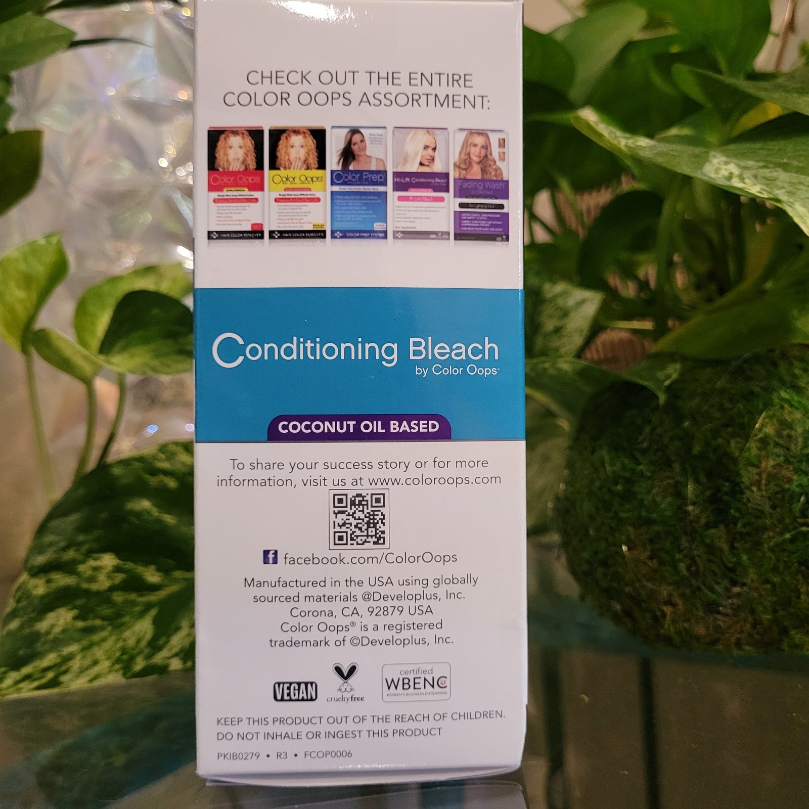 Color Oops Conditioning Bleach Aloe Coconut Oil Blonde Correct Lightening Kit