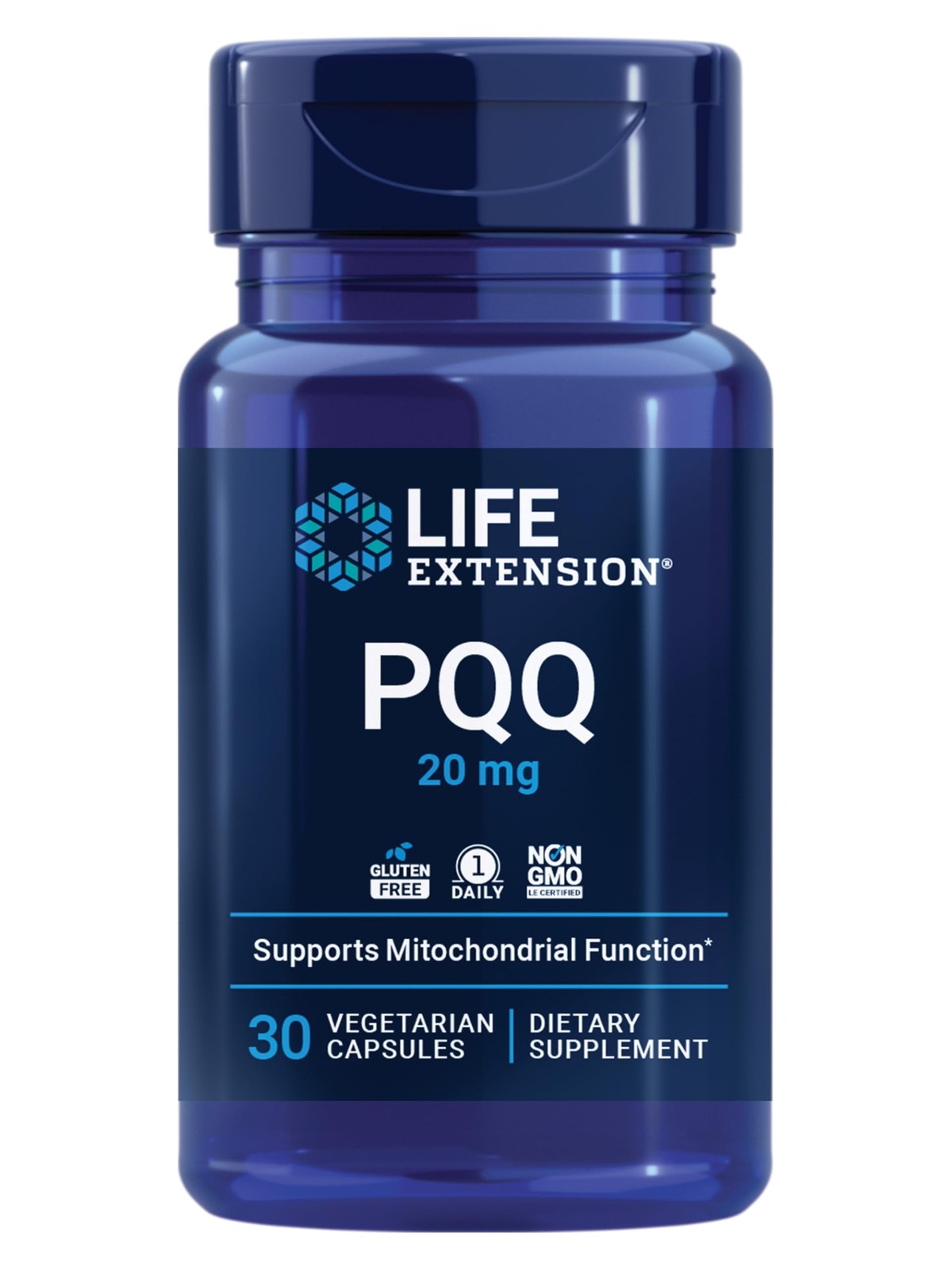Life Extension Pqq Pyrroloquinoline Quinone 20 Mg Promotes The Growth Of