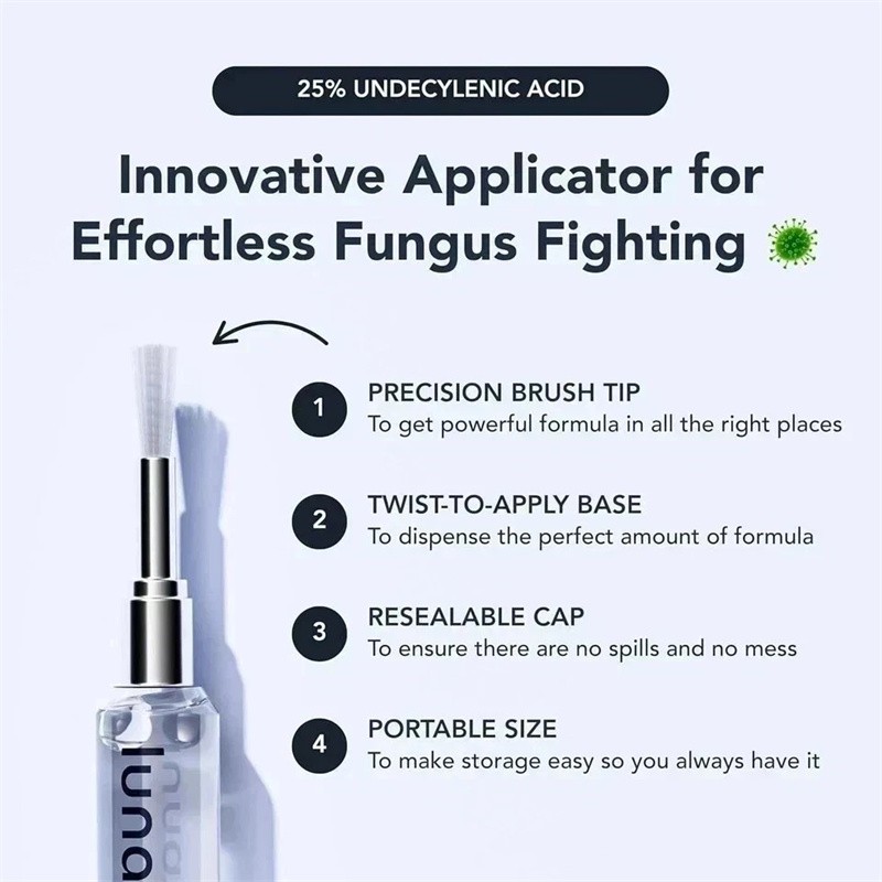 6 Pack Lunavia Antifungal Pen, 25% Undecylenic Acid – Toenail Fungus Treatment