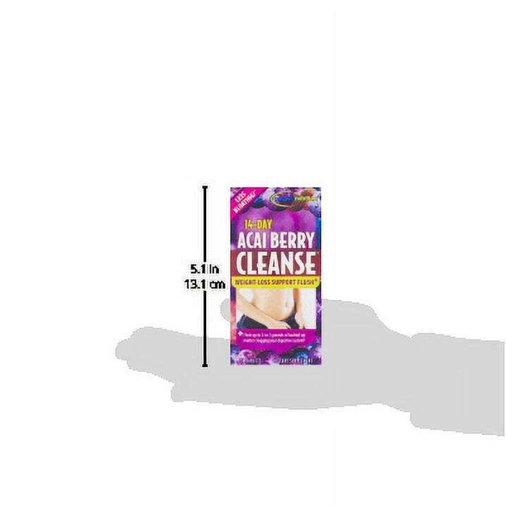Applied Nutrition Acai Berry 14 Day Cleanse, 56 Count, 4 Packs