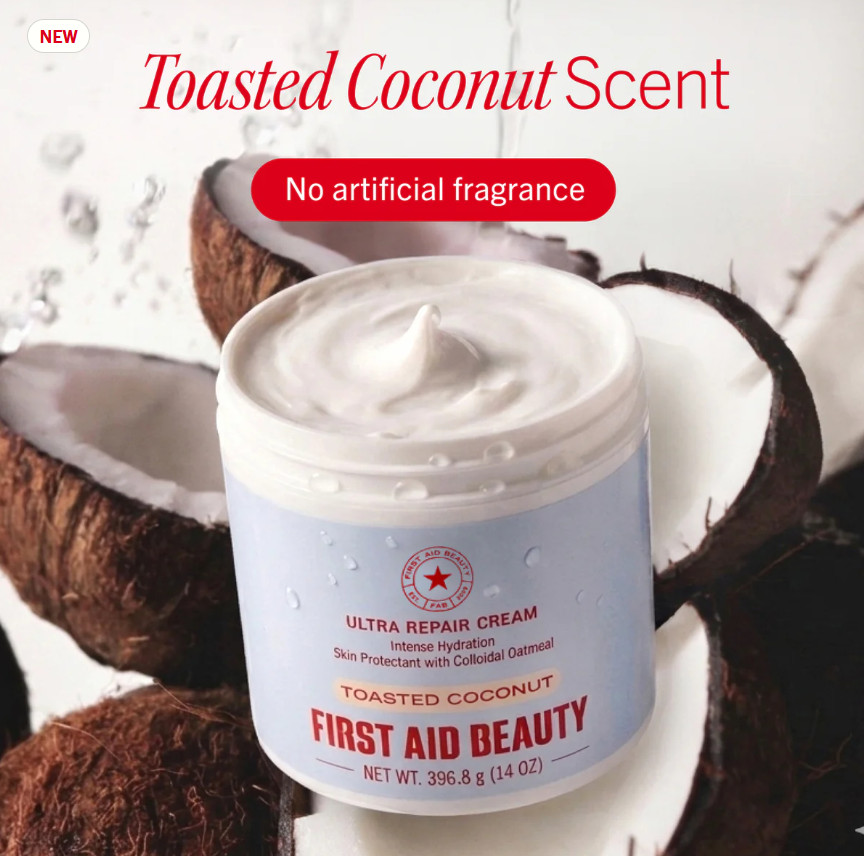 First Aid Beauty – Ultra Repair Cream Intense Hydration Toasted Coconut 14oz