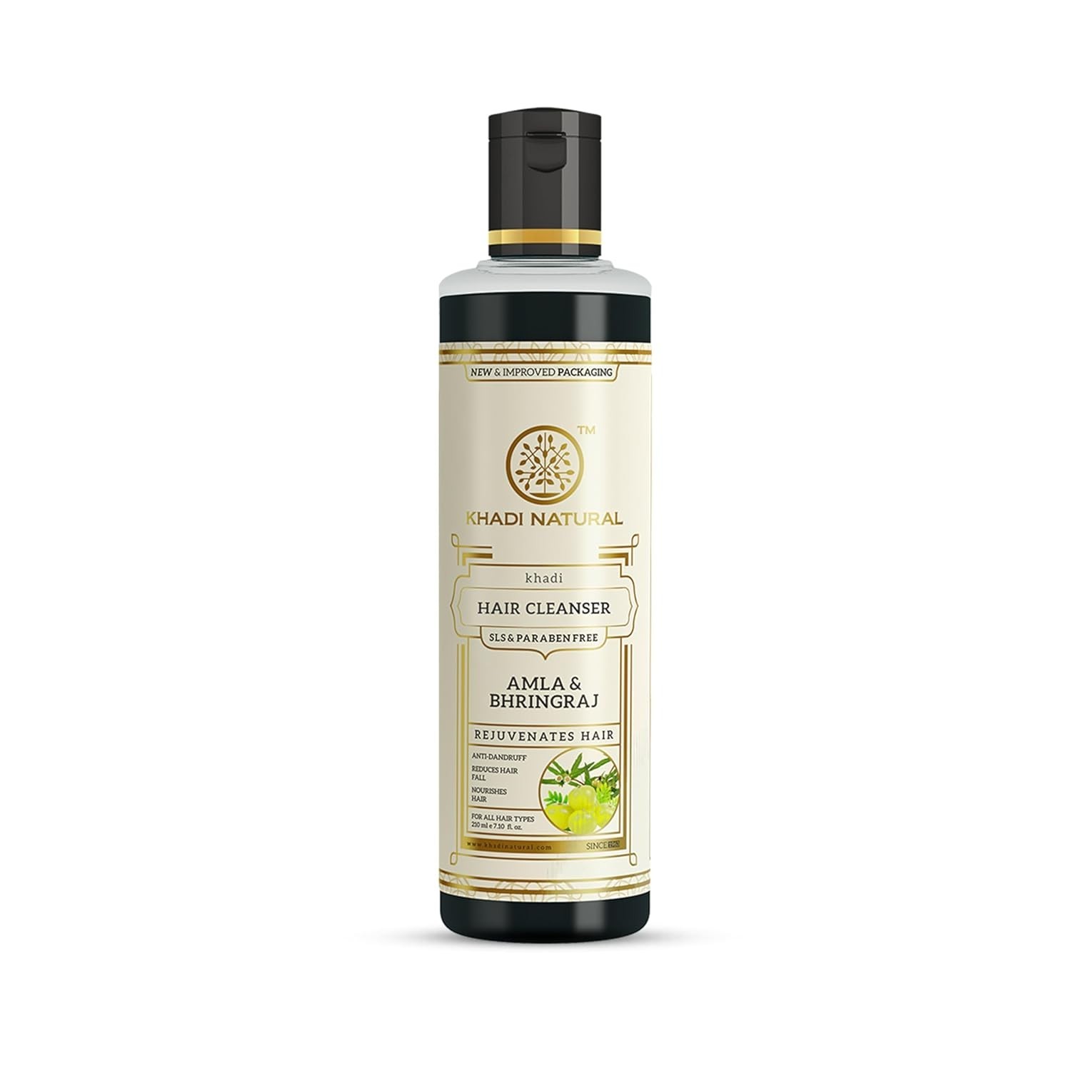Khadi Natural Amla & Bhringraj Hair Cleanser – 210ml