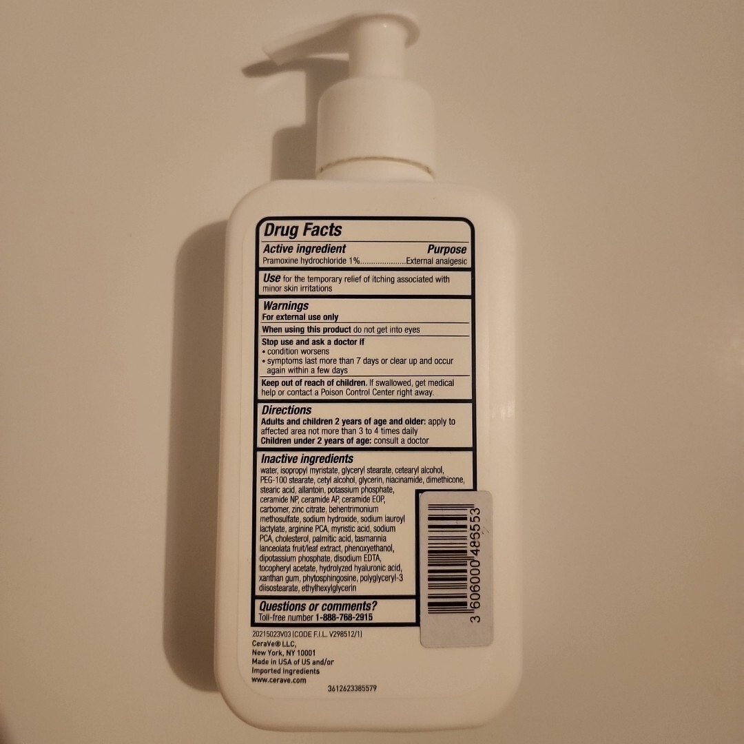 CeraVe Itch Relief Moisturizing Lotion 8 Oz